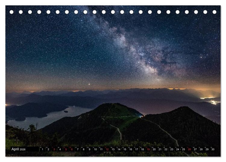 Produktbild: Wilde Landschaften (Tischkalender 2026 DIN A5 quer), CALVENDO Monatskalender