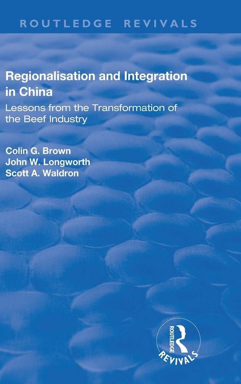 Produktbild: Regionalisation and Integration in China