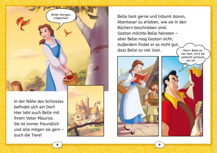 Produktbild: Disney: Die Sch&ouml;ne und das Biest - Die Filmgeschichte mit Comics