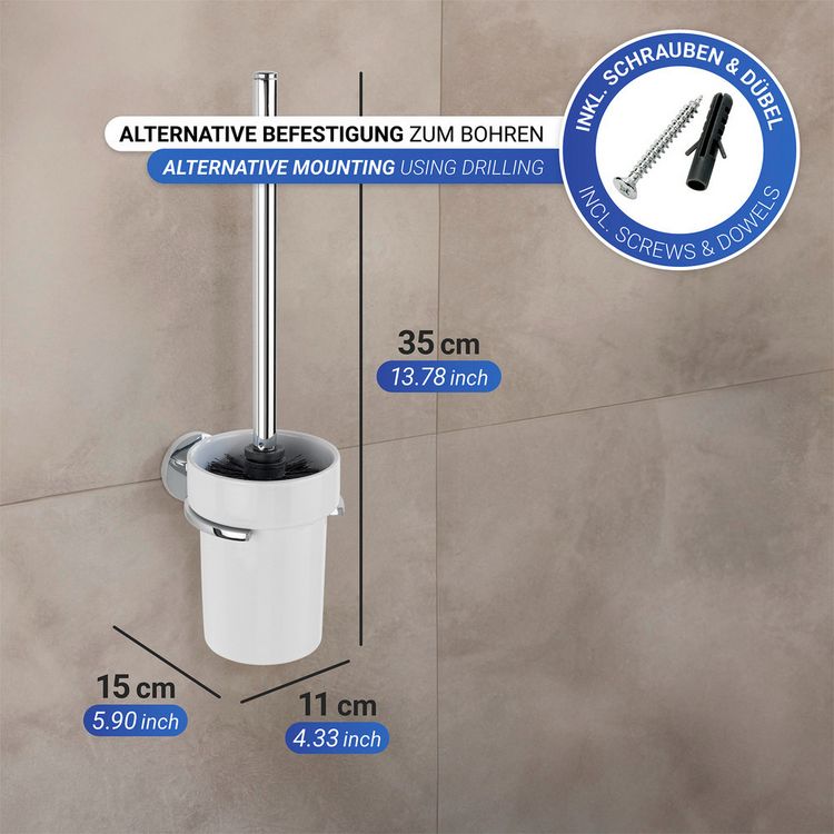 Produktbild: UV-Loc&reg; WC-Garnitur Mod. Isera, Befestigen ohne Bohren mit innovativem Klebesystem