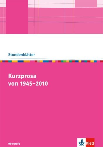 Produktbild: Kurzprosa von 1945-2010