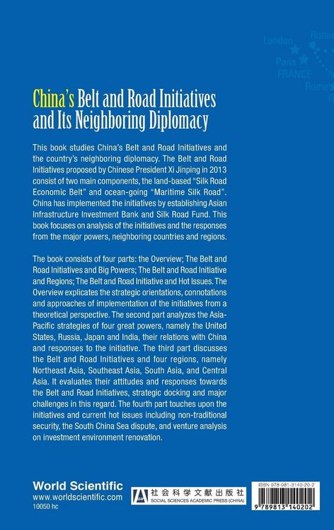 Produktbild: China's Belt & Road Initiatives & Its Neighboring Diplomacy