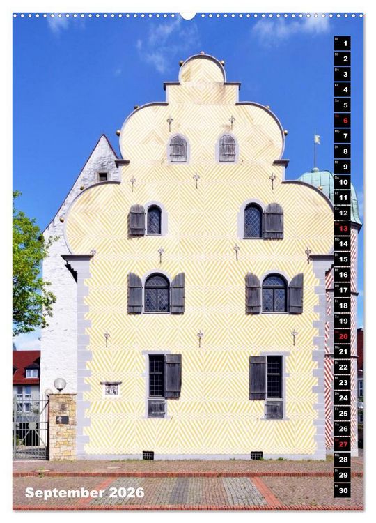 Produktbild: Osnabr&uuml;ck Fassade (Wandkalender 2026 DIN A2 hoch), CALVENDO Monatskalender