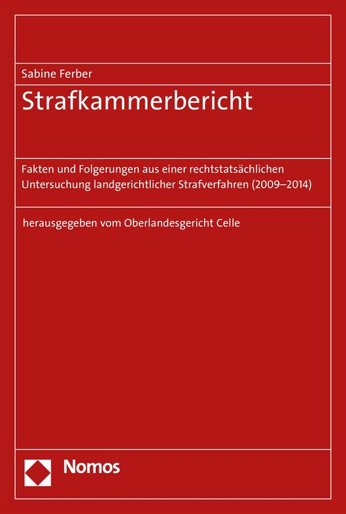 Produktbild: Strafkammerbericht