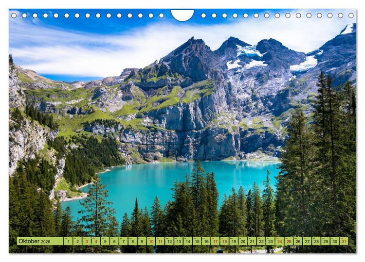 Produktbild: Alpentraum Kandersteg (Wandkalender 2026 DIN A4 quer), CALVENDO Monatskalender