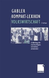 Produktbild: Gabler Kompakt-Lexikon Volkswirtschaft