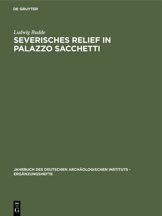 Produktbild: Severisches Relief in Palazzo Sacchetti