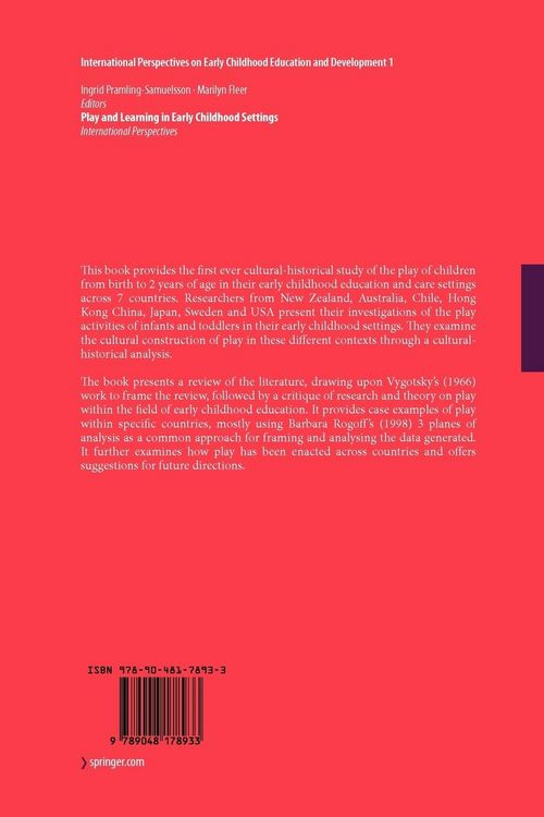 Produktbild: Play and Learning in Early Childhood Settings