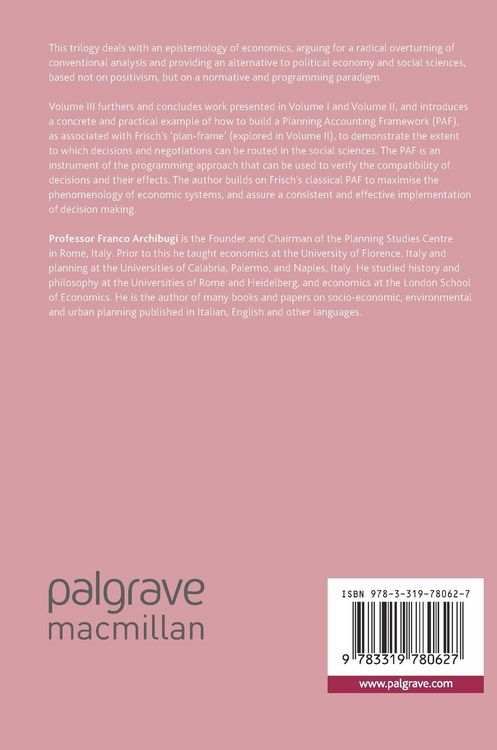 Produktbild: The Programming Approach and the Demise of Economics