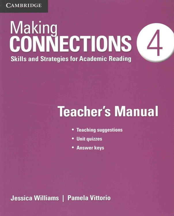 Produktbild: Making Connections Level 4 Teacher's Manual