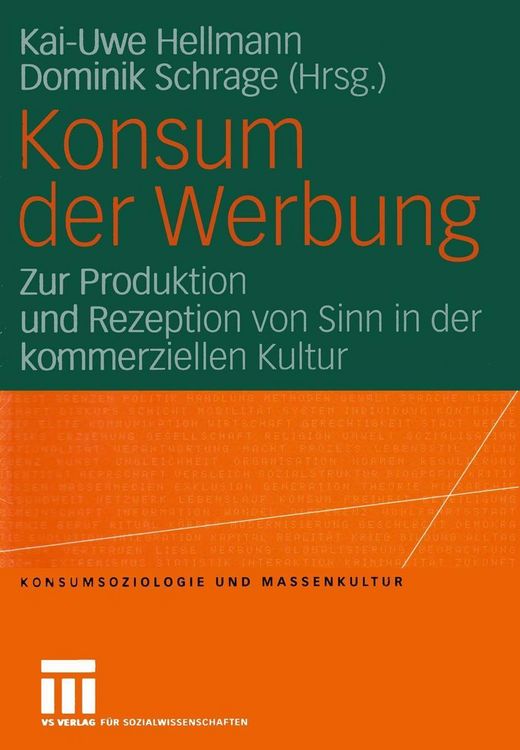 Produktbild: Konsum der Werbung