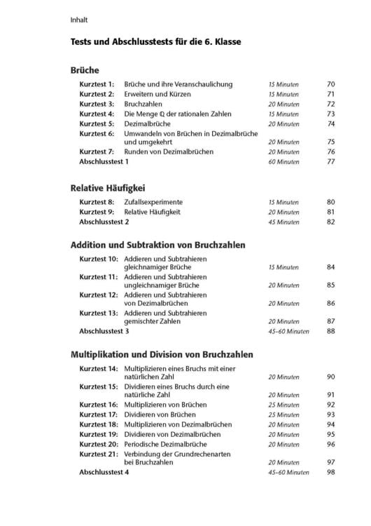Produktbild: Fit in Test und Klassenarbeit &ndash; Mathematik 5./6. Klasse Gymnasium