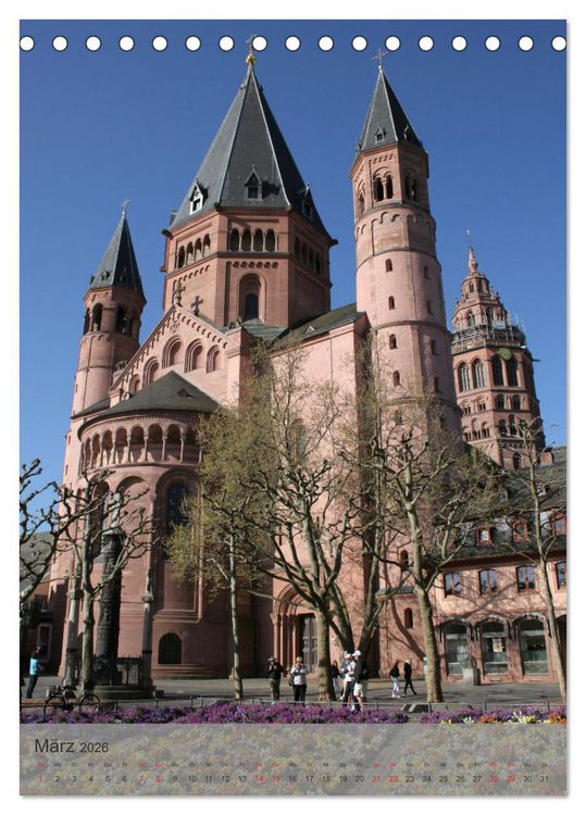 Produktbild: Liebenswertes Mainz (Tischkalender 2026 DIN A5 hoch), CALVENDO Monatskalender
