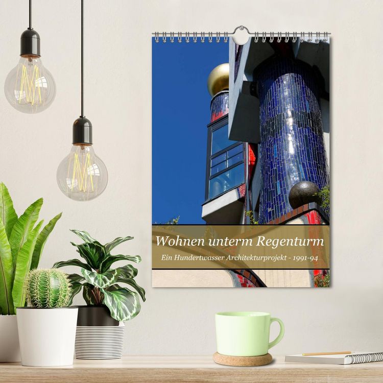 Produktbild: Wohnen unterm Regenturm - Ein Hundertwasser Architekturprojekt, 1991-94 (Wandkalender 2026 DIN A4 hoch), CALVENDO Monatskalender