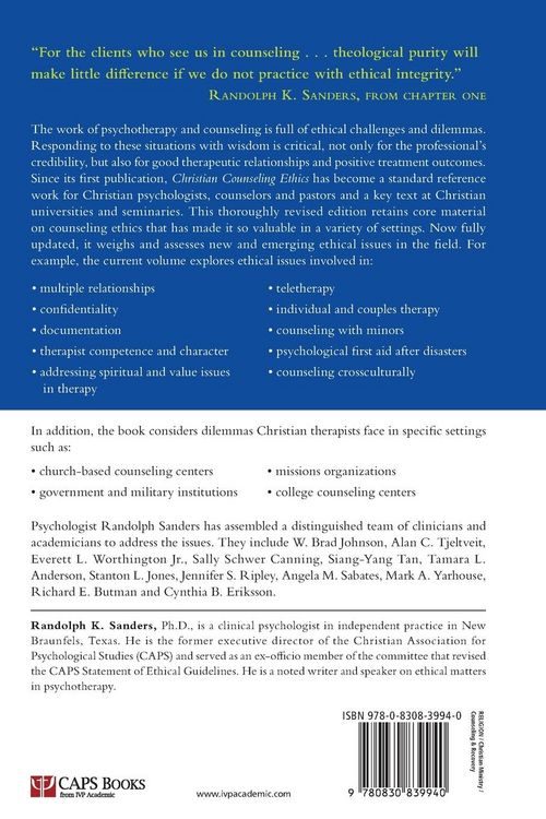 Produktbild: Christian Counseling Ethics
