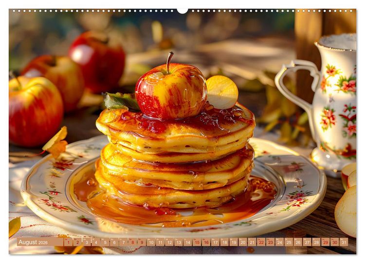 Produktbild: Alles Apfel oder was?! - K&ouml;stliche Apfelgerichte f&uuml;r jede Gelegenheit! (Wandkalender 2026 DIN A2 quer), CALVENDO Monatskalender