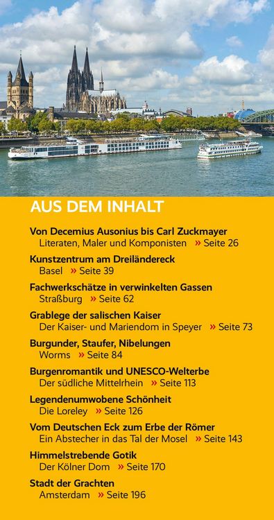 Produktbild: TRESCHER Reisef&uuml;hrer Flusskreuzfahrten Rhein