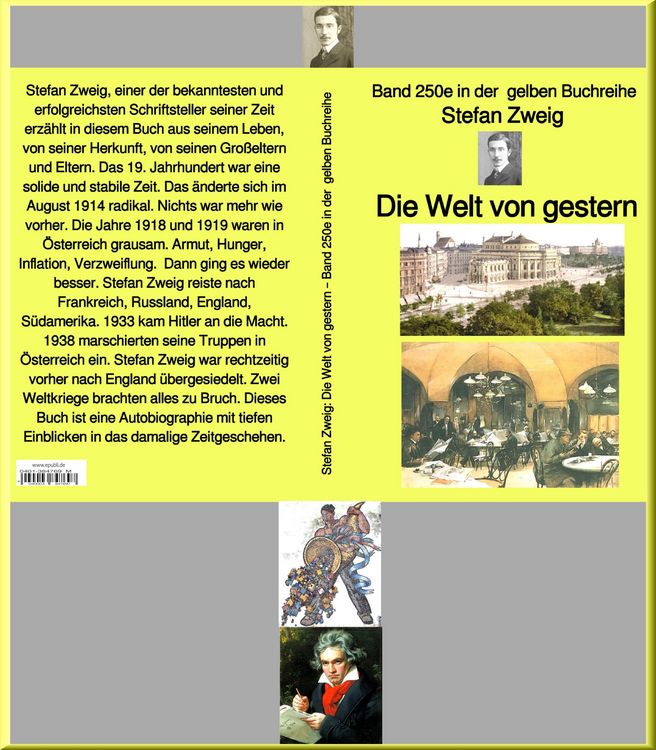 Produktbild: Die Welt von gestern - Band 250 in der gelben Buchreihe - bei J&uuml;rgen Ruszkowski
