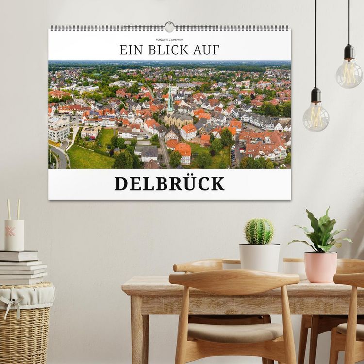 Produktbild: Ein Blick auf Delbr&uuml;ck (Wandkalender 2026 DIN A2 quer), CALVENDO Monatskalender