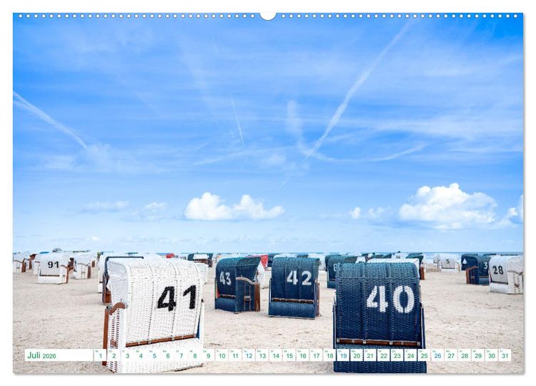 Produktbild: Schillig und Horumersiel - Im Wangerland unterwegs (Wandkalender 2026 DIN A2 quer), CALVENDO Monatskalender