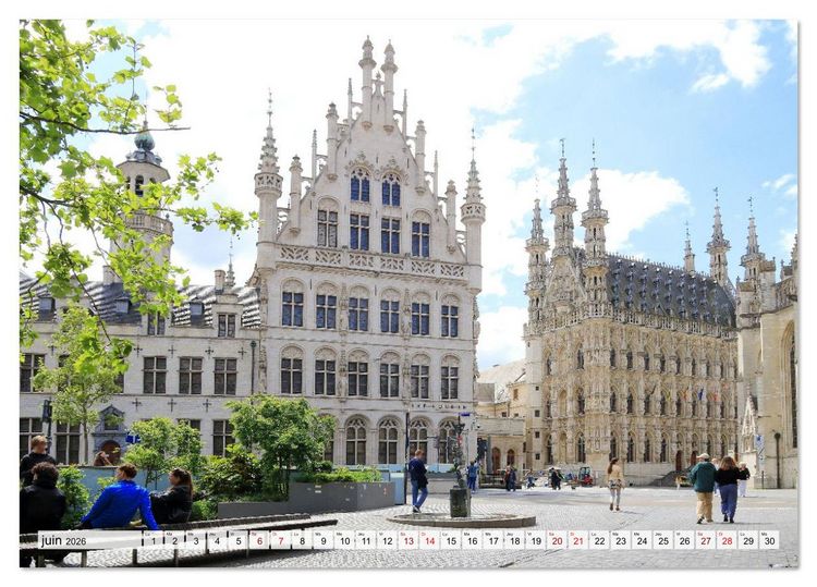 Produktbild: Circuit en Belgique (Calendrier de bureau 2026 DIN A5 vertical), CALVENDO calendrier mensuel