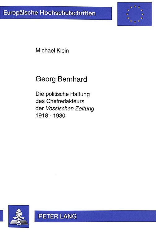 Produktbild: Georg Bernhard