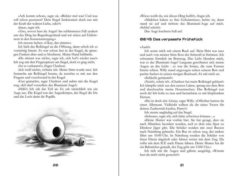 Produktbild: Die Jagd nach dem geheimnisvollen Illuminati-Auge - Jugendbuch ab 12 Jahren