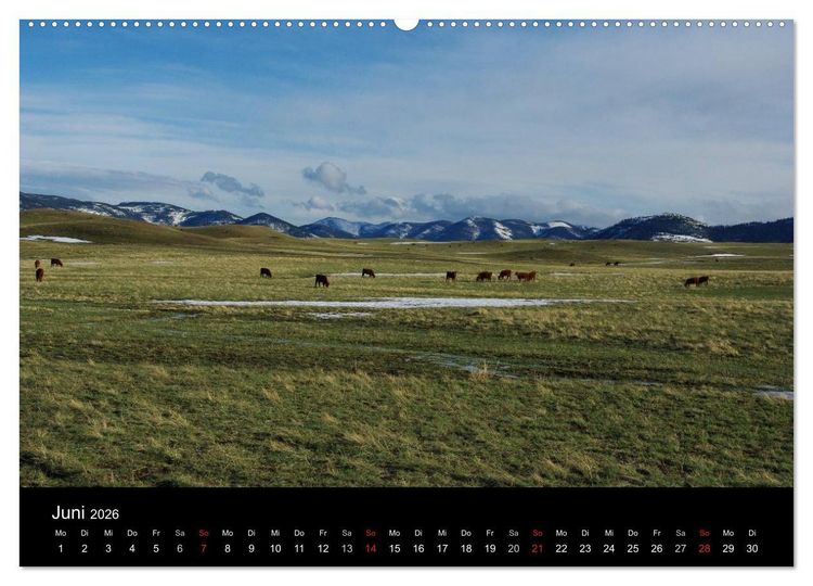Produktbild: Montana! (Wandkalender 2026 DIN A2 quer), CALVENDO Monatskalender
