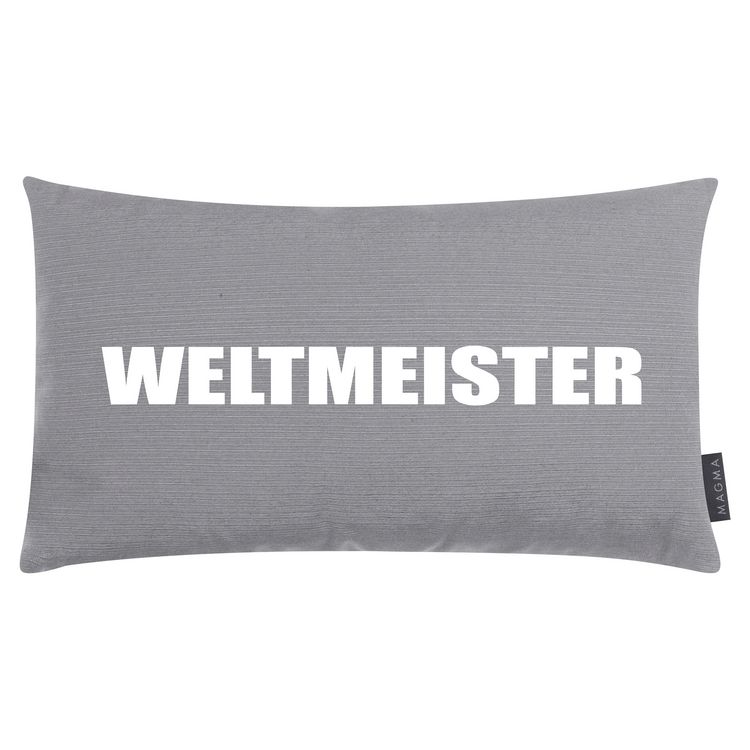 Produktbild: HTI-Living Kissen Grau mit Spruch Kissen Grau mit Spruch