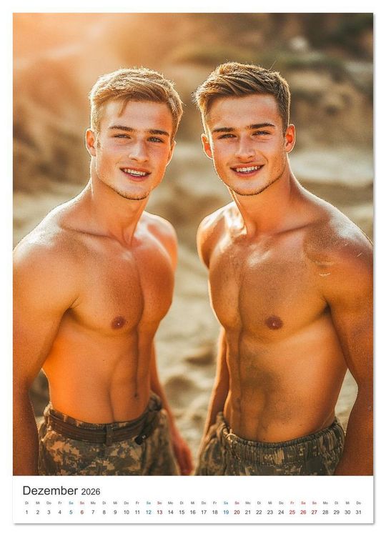 Produktbild: Boys on Fire (Wandkalender 2026 DIN A2 hoch), CALVENDO Monatskalender