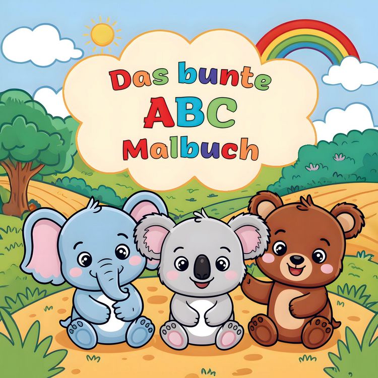 Produktbild: Das bunte ABC Malbuch: Tierisch durchs Alphabet f&uuml;r kluge Vorschulkinder