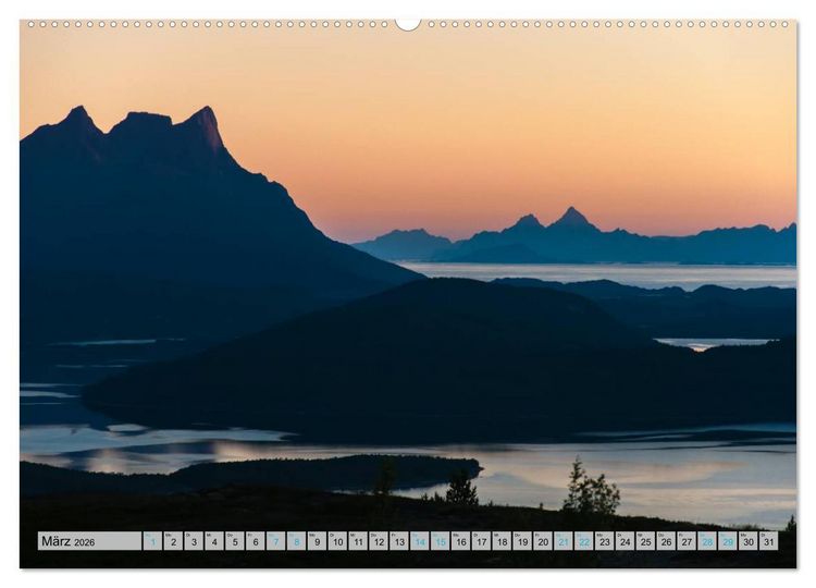 Produktbild: Sommer in Norwegen (Wandkalender 2026 DIN A2 quer), CALVENDO Monatskalender