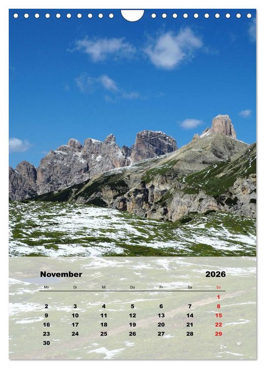 Produktbild: Bergwelten (Wandkalender 2026 DIN A4 hoch), CALVENDO Monatskalender
