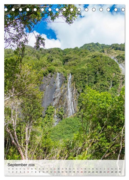 Produktbild: Neuseeland und die Cook Islands - Inseltr&auml;ume und Bergwelten (Tischkalender 2026 DIN A5 hoch), CALVENDO Monatskalender