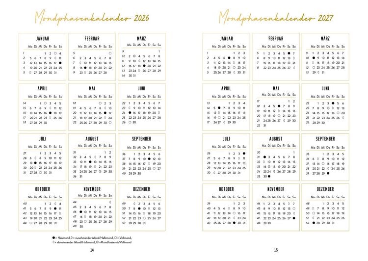 Produktbild: Mein Mondphasen-Journal