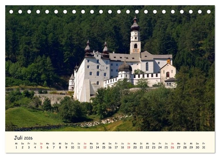 Produktbild: Vinschgau - Die Sonnenseite S&uuml;dtirols (Tischkalender 2026 DIN A5 quer), CALVENDO Monatskalender