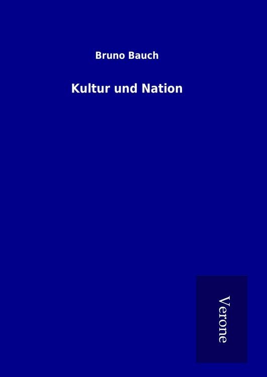 Produktbild: Kultur und Nation