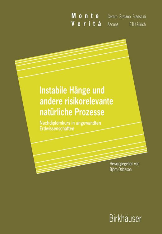 Produktbild: Instabile H&auml;nge und andere risikorelevante nat&uuml;rliche Prozesse