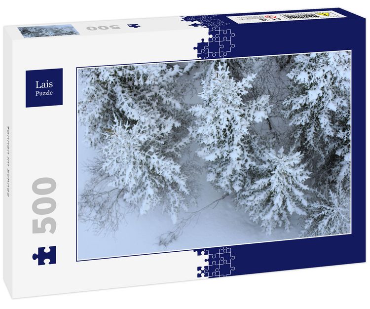 Produktbild: Lais Puzzle Tannen im Schnee 500 Teile