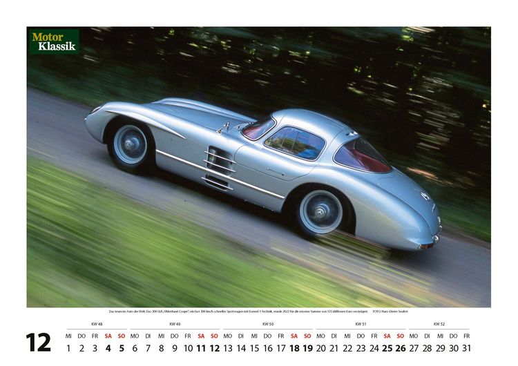 Produktbild: Motor Klassik Kalender 2027