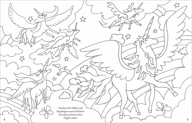 Produktbild: Mein Malbuch: Im Einhornland