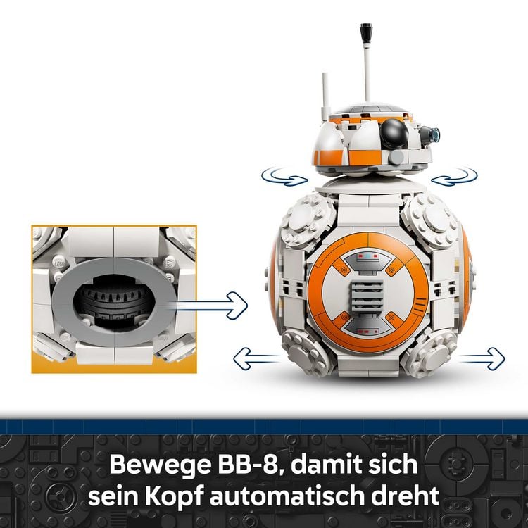 Produktbild: LEGO Star Wars Der Astromech-Droide BB-8 - Spielzeug ab 10 Jahren 75452