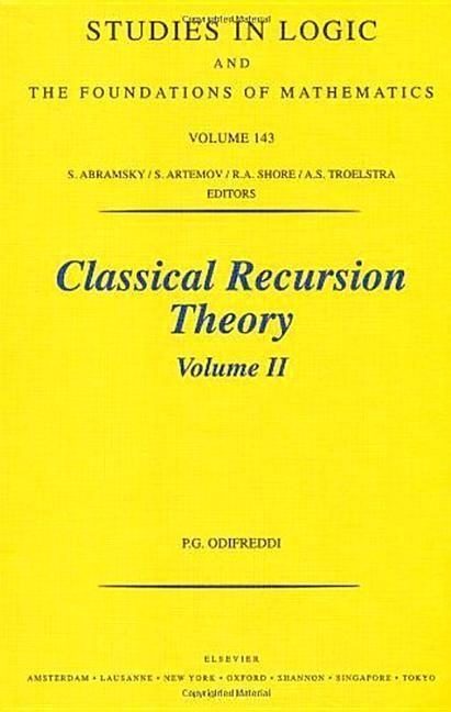 Produktbild: Odifreddi, P: Classical Recursion Theory, Volume II
