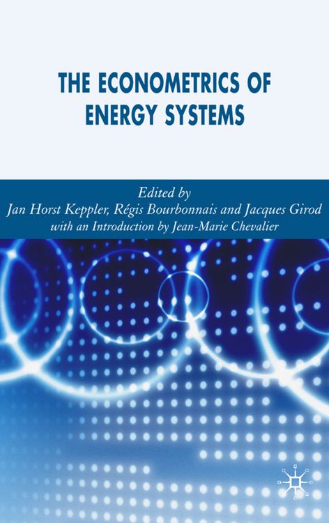 Produktbild: The Econometrics of Energy Systems