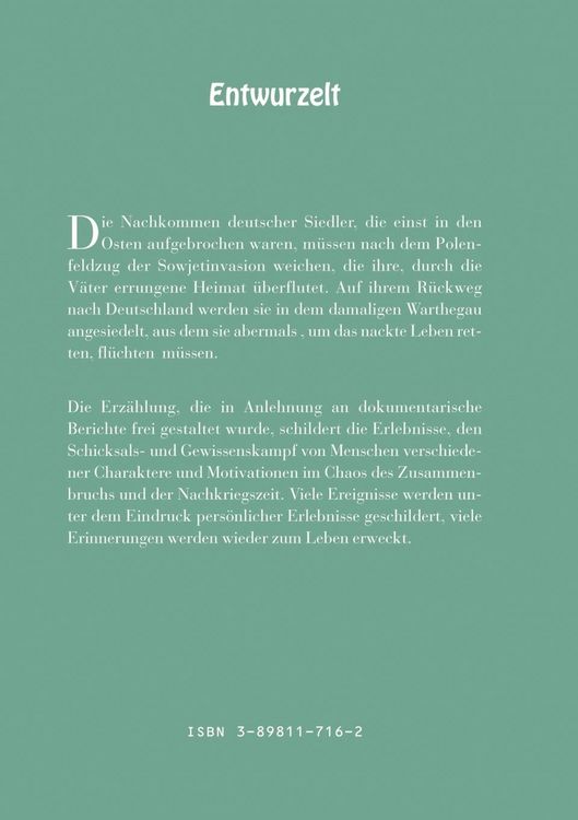 Produktbild: Entwurzelt