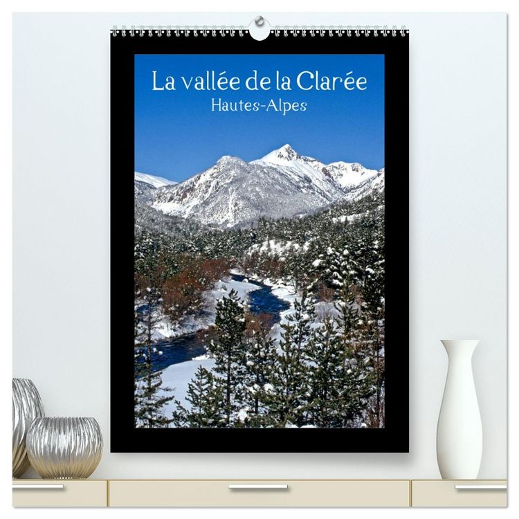 Produktbild: La vall&eacute;e de la Clar&eacute;e Hautes-Alpes (Calendrier mural 2026 DIN A2 horizontal) calendrier de bureau