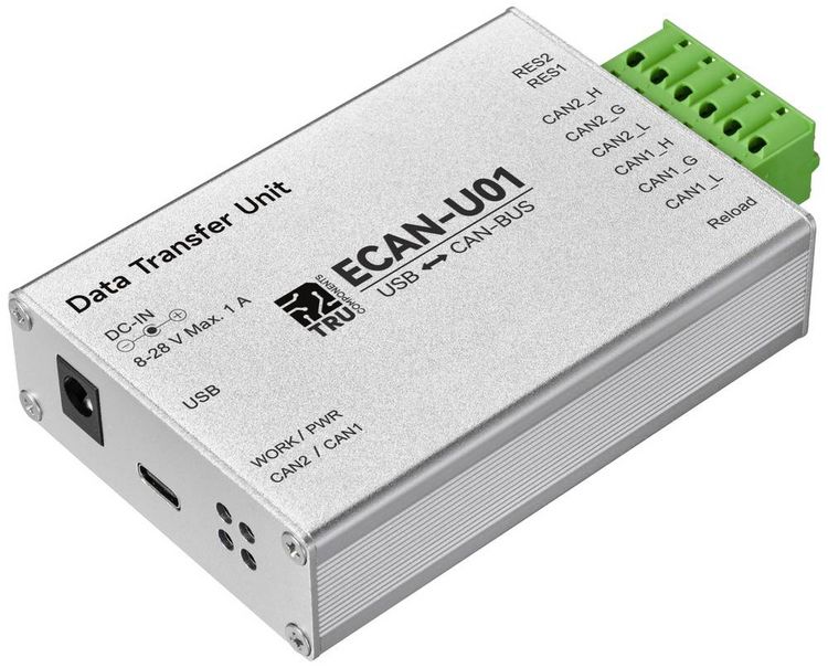 Produktbild: TRU COMPONENTS TC-12626060 TC-ECAN-U01 CAN Umsetzer USB, CAN Bus 5 V/DC 1St.