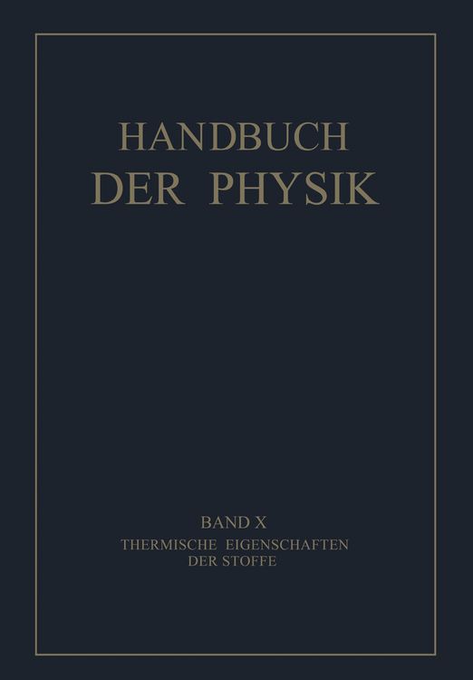 Produktbild: Thermische Eigenschaften der Stoffe