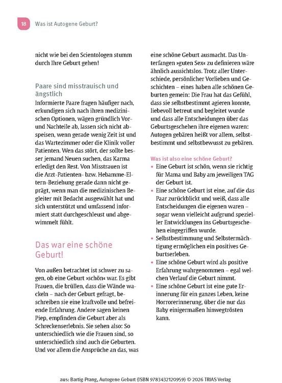 Produktbild: Autogene Geburt