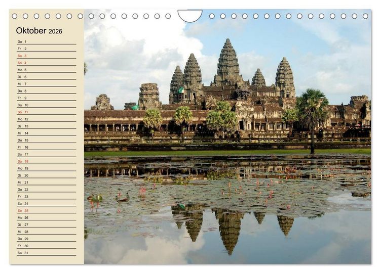 Produktbild: Kambodscha. Angkor Wat (Wandkalender 2026 DIN A4 quer), CALVENDO Monatskalender